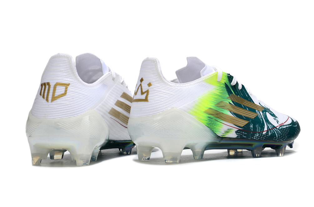 Chuteira Adidas F50 X - Branco e Verde
