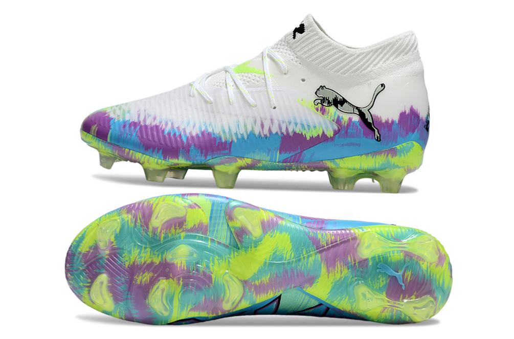 Chuteira Puma Future 8 Ultimate Campo FG - Roxo/Verde