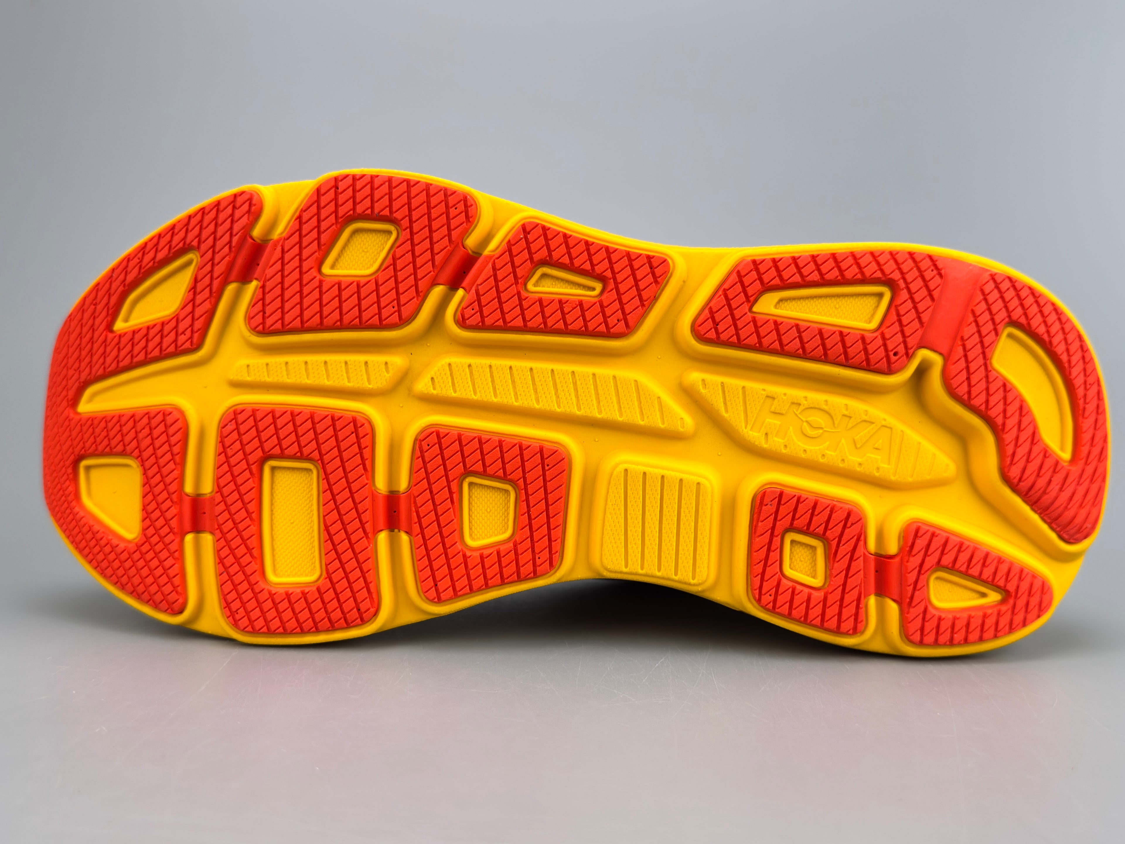 Tênis Masculino Hoka Bondi 9 - Branco e Amarelo