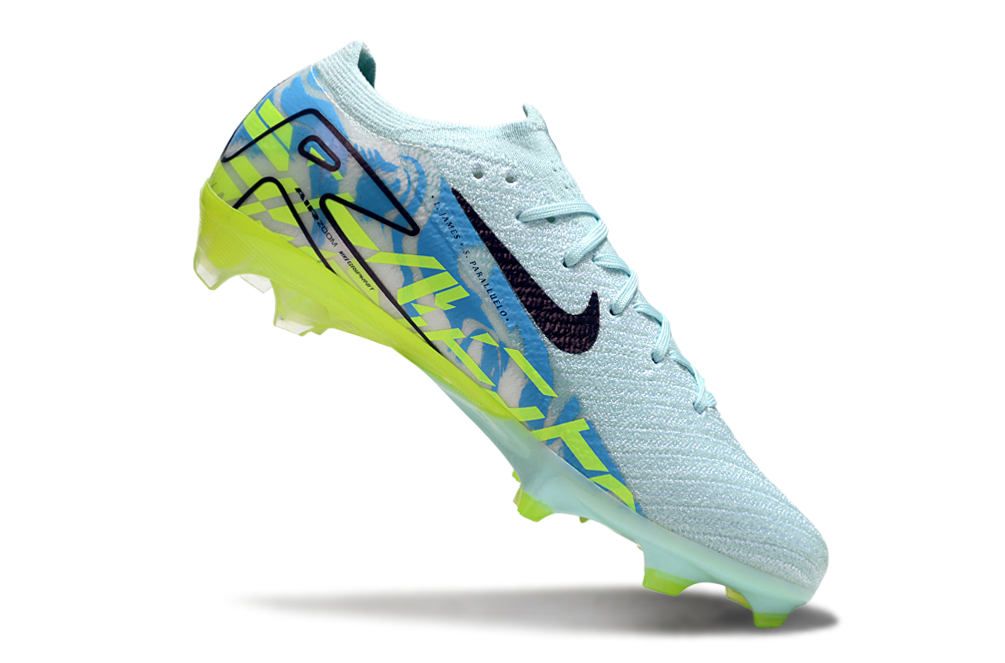 Chuteira Nike Air Zoom Mercurial Vapor 16 Elite FG - Verde e Azul