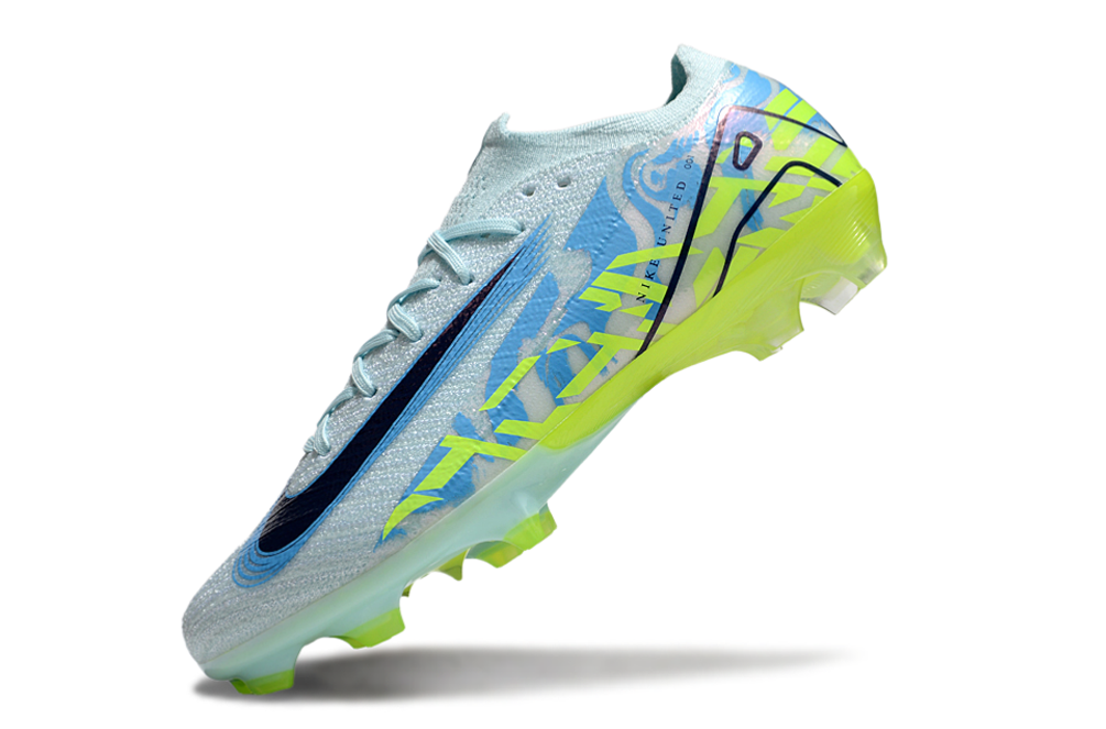 Chuteira Nike Air Zoom Mercurial Vapor 16 Elite FG - Verde e Azul
