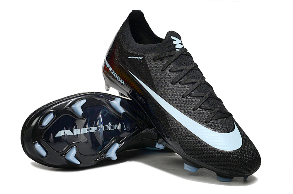 Chuteira Nike Air Zoom Mercurial Vapor XVI Elite FG - preta e azul